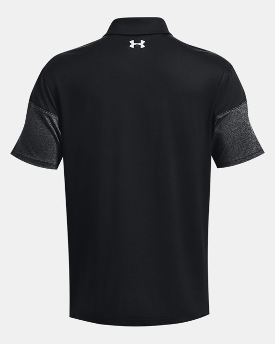 Men's UA Playoff 2.0 Blocked Polo in Black image number 5